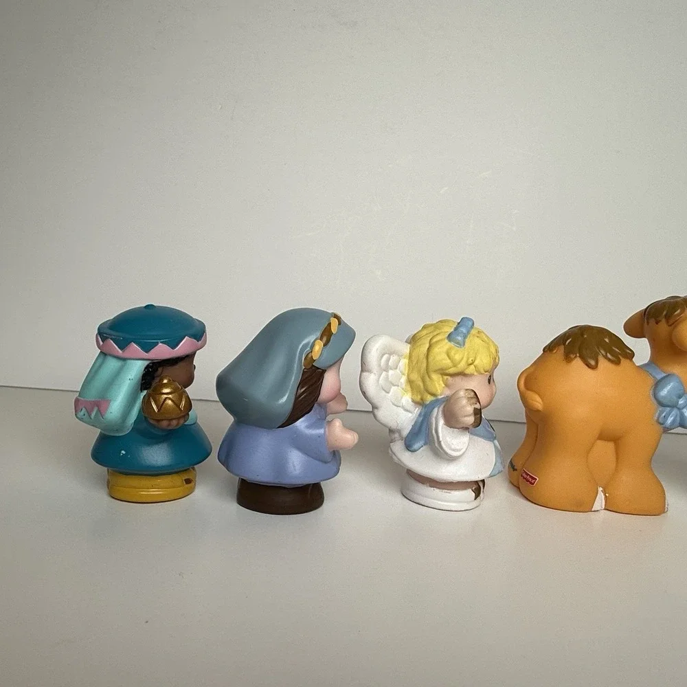 Fisher Price Little People Figure Toy Nativity Christmas Religious Noah Set Of 6
